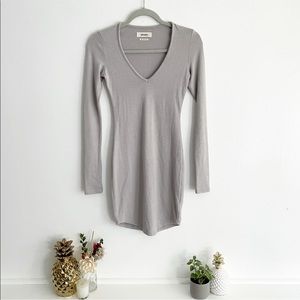 Aritzia Golden by TNA ‘Striat’ Knit Dress